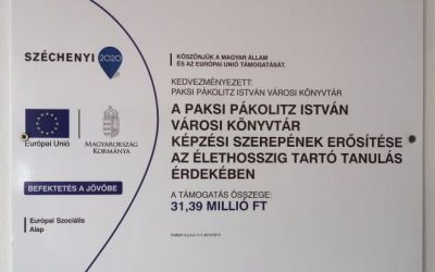 A Paksi Pákolitz István Városi Könyvtárképzési szerepének erősítése az élethosszig tartó tanulás érdekében