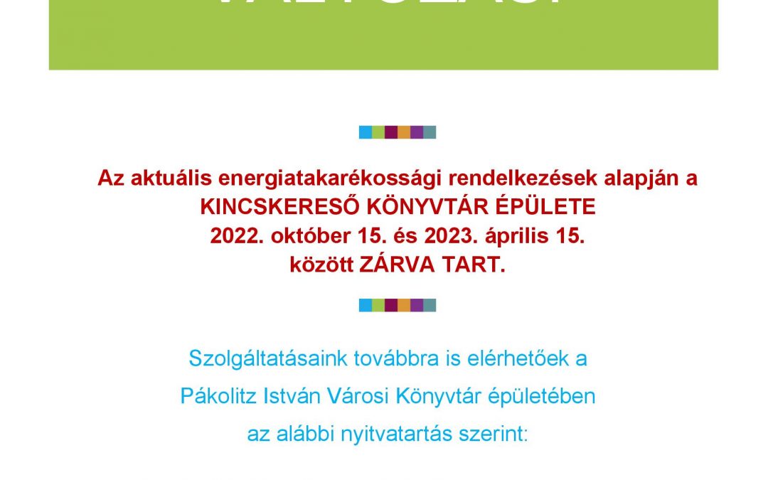 VÁLTOZÁS!