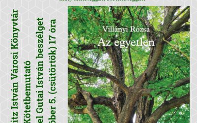 Villányi Rózsa: Az egyetlen – kötetbemutató