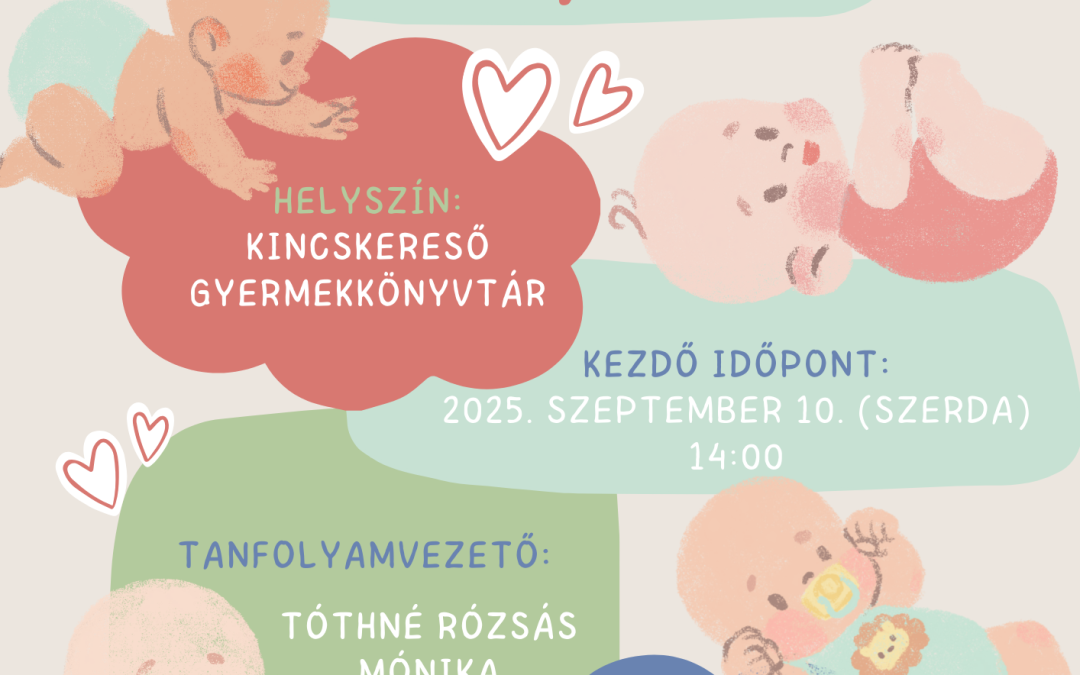 Babamasszázs tanfolyam indul a Kincskereső Gyermekkönyvtárban