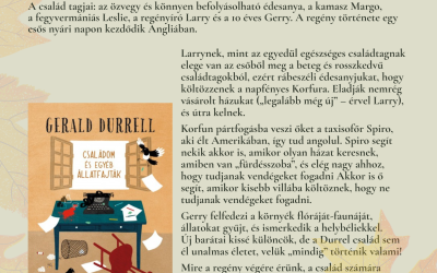 Olvasóink ajánlják – Gerald Durrell: Családom és egyéb állatfajták