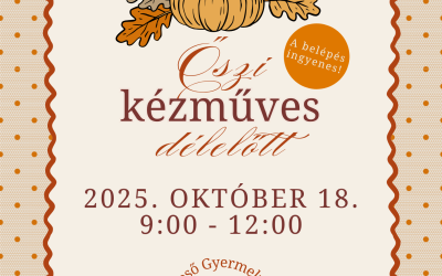 Őszi kézműves délelőtt